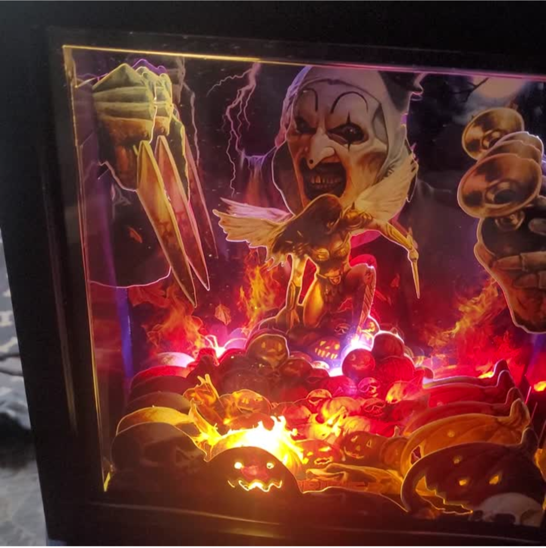 Ultimate Terrifier 3-D Art Light Box!