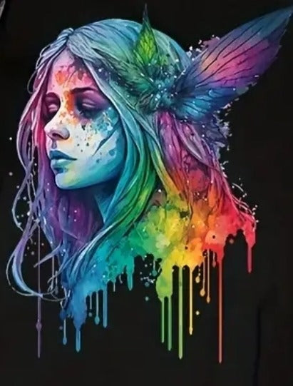 Short Sleeve Rainbow Fairy Tee