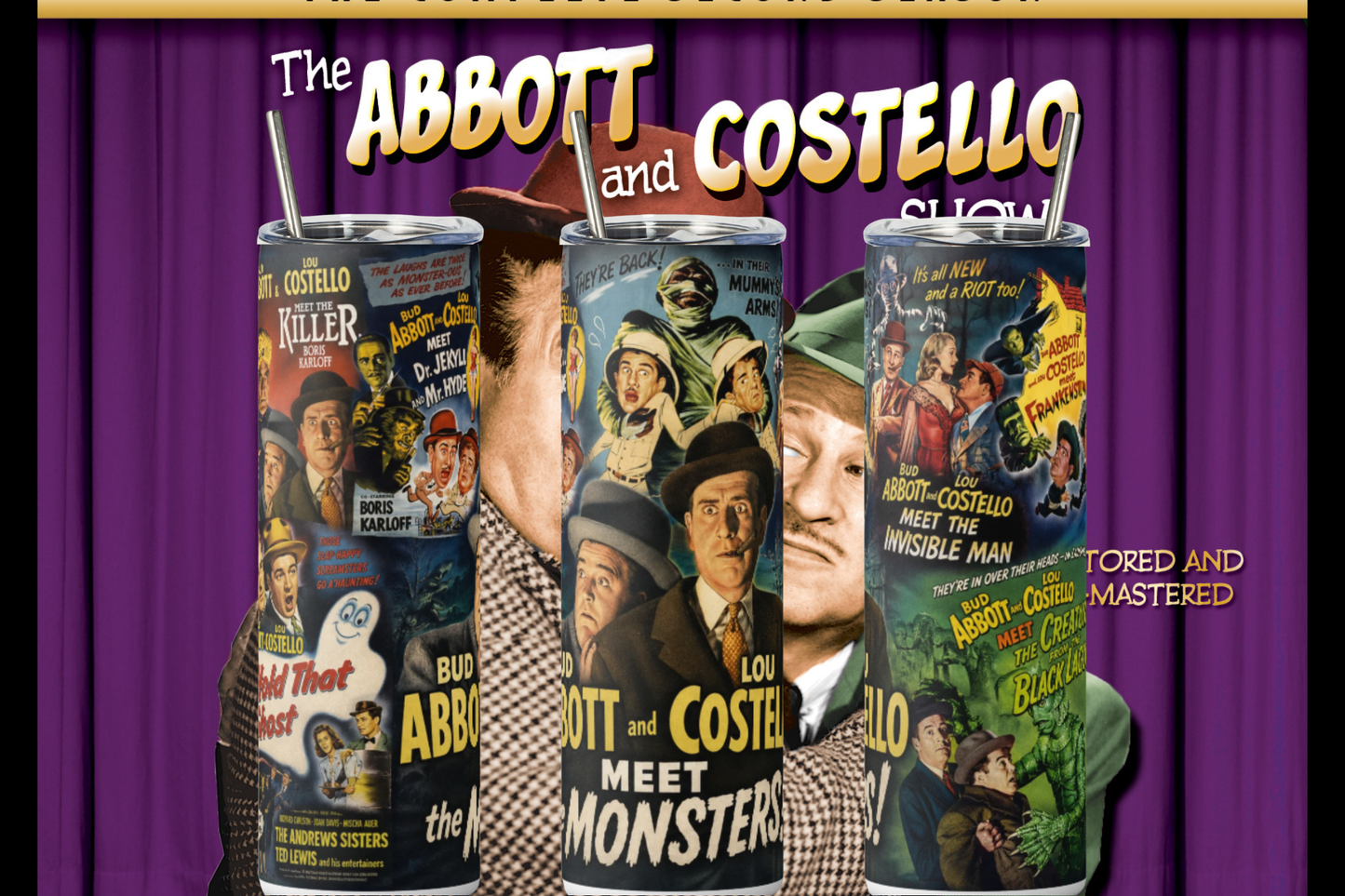 Classic Horror Monster Tumblers