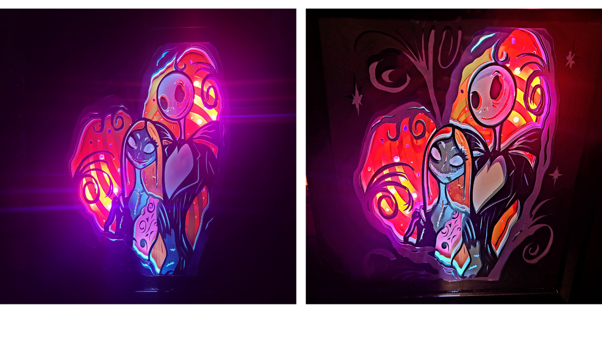 Nightmare Before Christmas 3-D LED LightBoxes