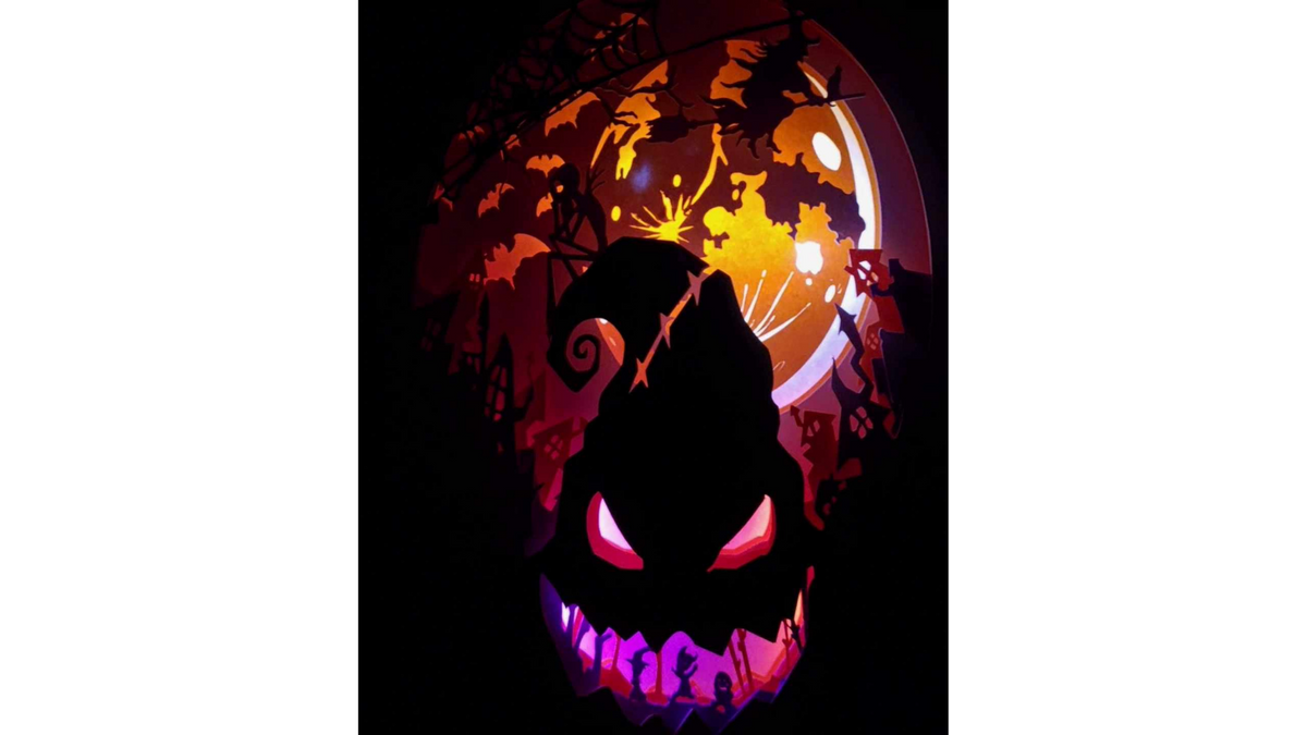 Nightmare Before Christmas 3-D LED LightBoxes