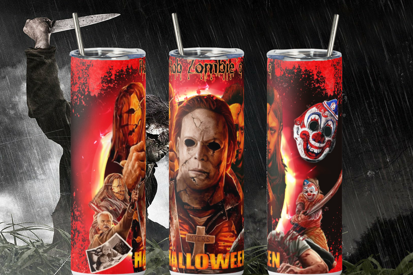 2000-Present Modern Horror Tumblers