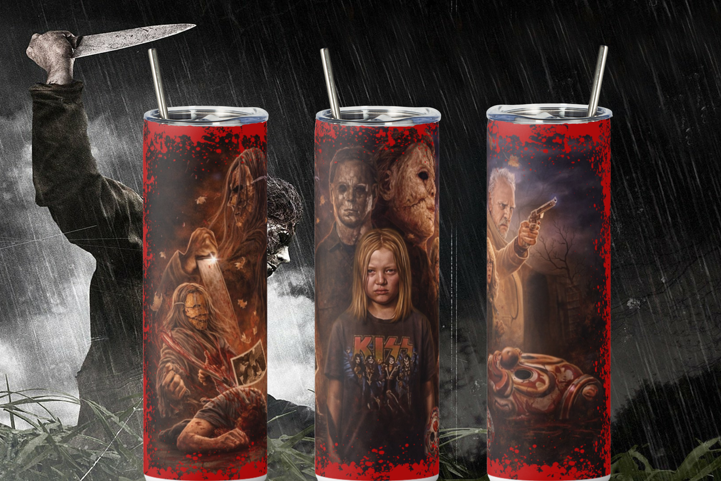 2000-Present Modern Horror Tumblers