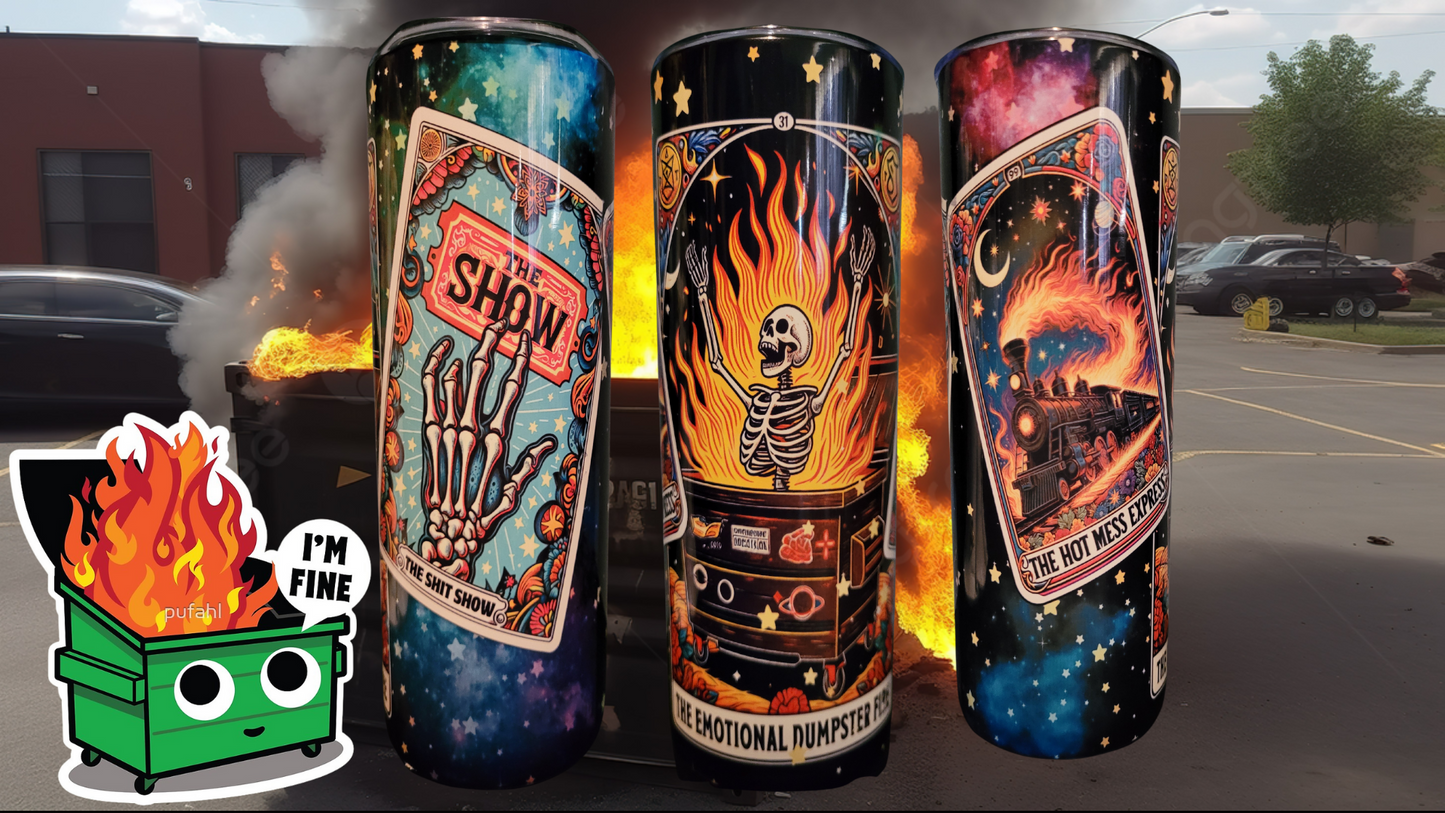 Special Event & Dark Humor Tarot Tumblers