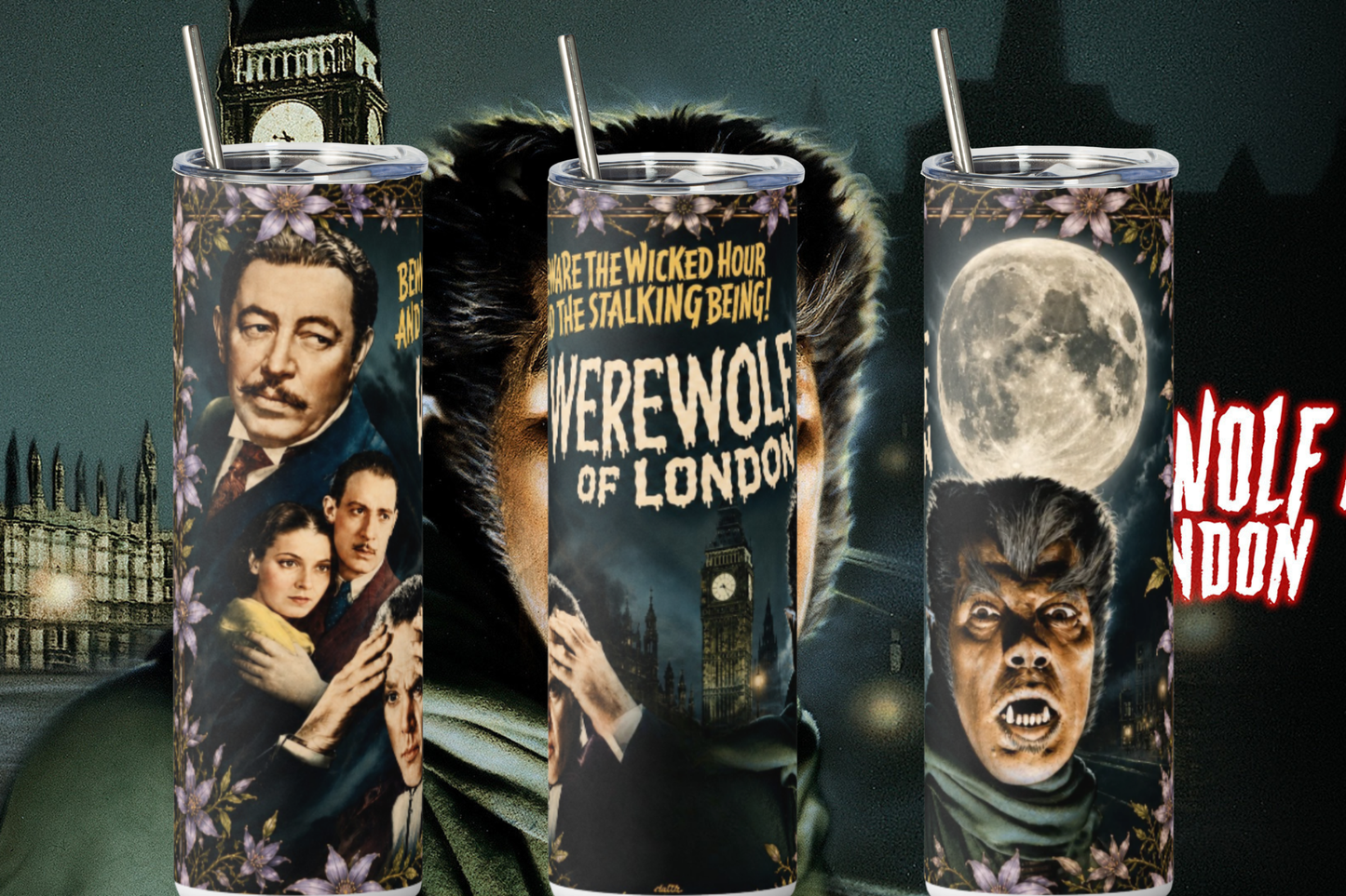 Classic Horror Monster Tumblers